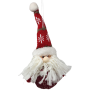 Plush Santa Ornament
