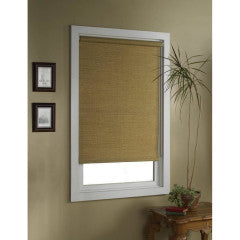 Deluxe Roller Shade Woven Paper Wicker 30in X 72in by Homeportonline