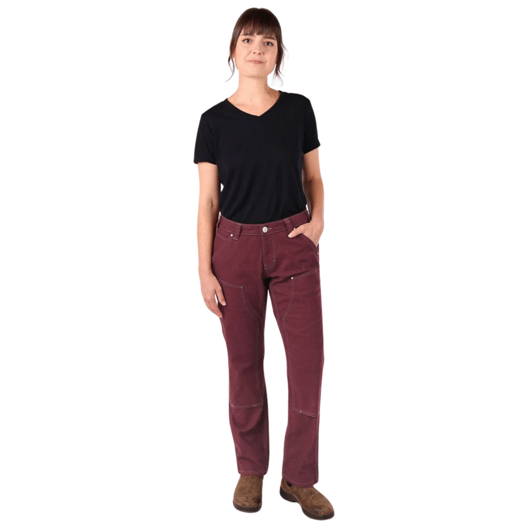 Dovetail Women's Anna Taskpant - Elderberry Canvas by Lenny's Shoe & Apparel