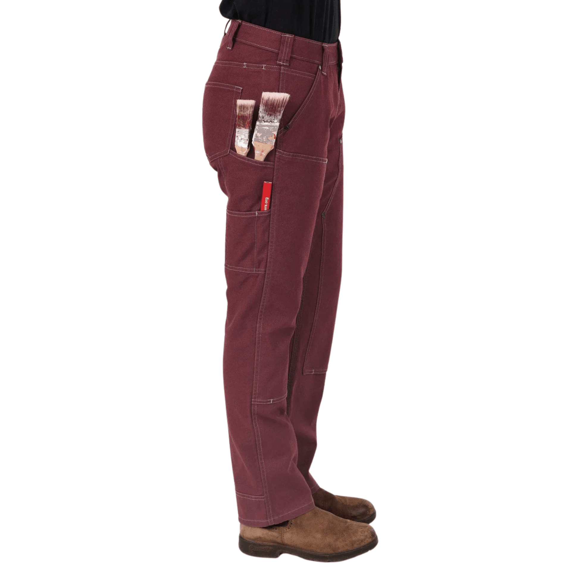 Dovetail Women's Anna Taskpant - Elderberry Canvas by Lenny's Shoe & Apparel