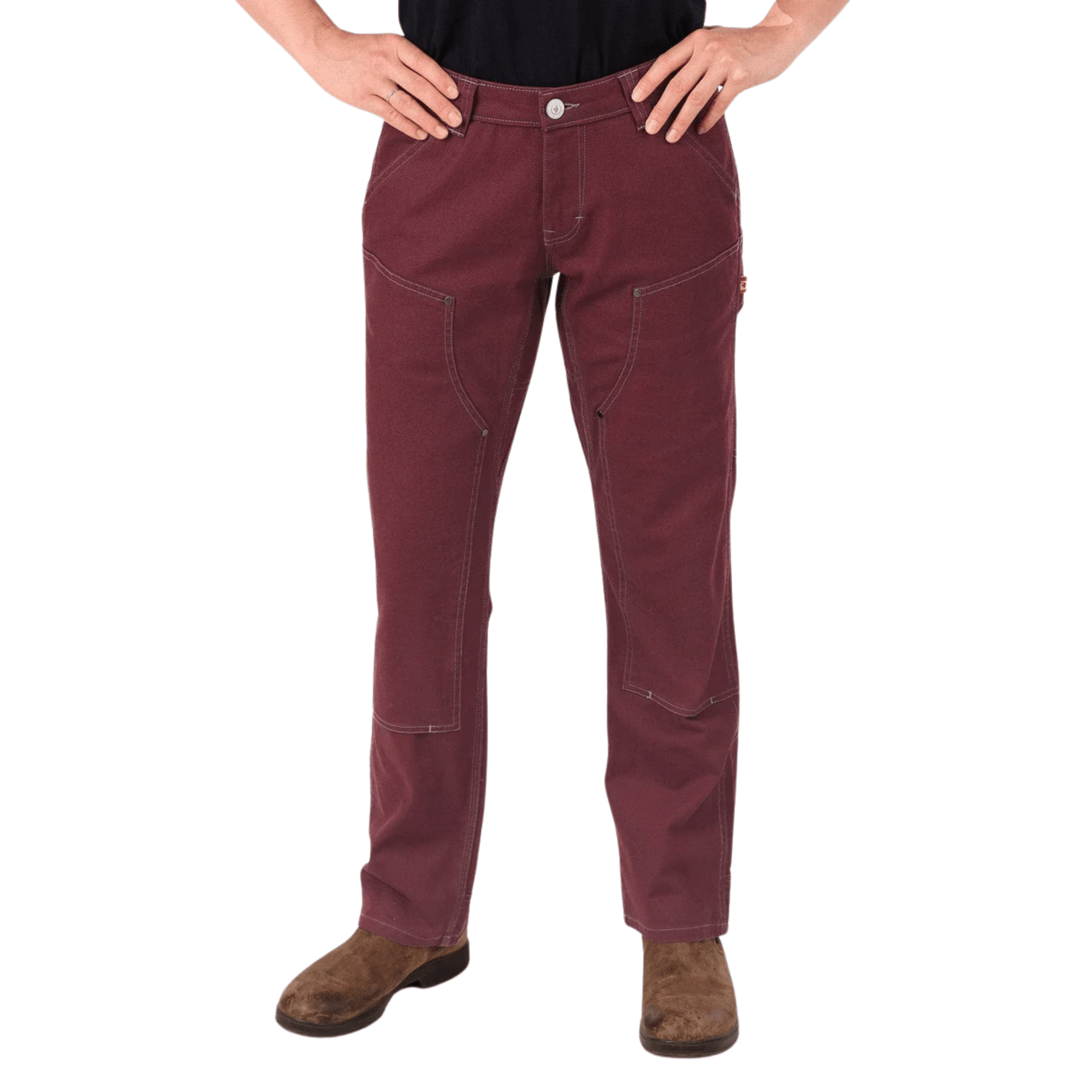 Dovetail Women's Anna Taskpant - Elderberry Canvas by Lenny's Shoe & Apparel