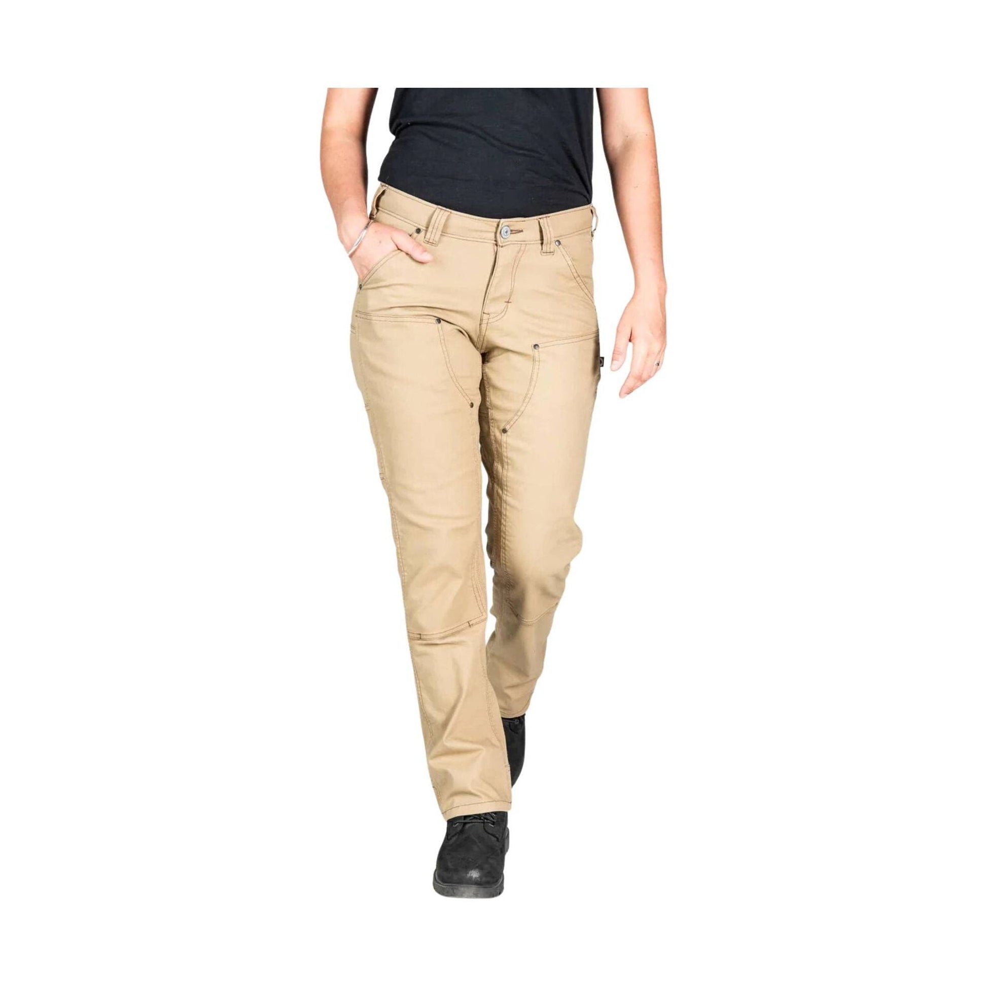 Dovetail Women's Anna Taskpant - Khaki by Lenny's Shoe & Apparel