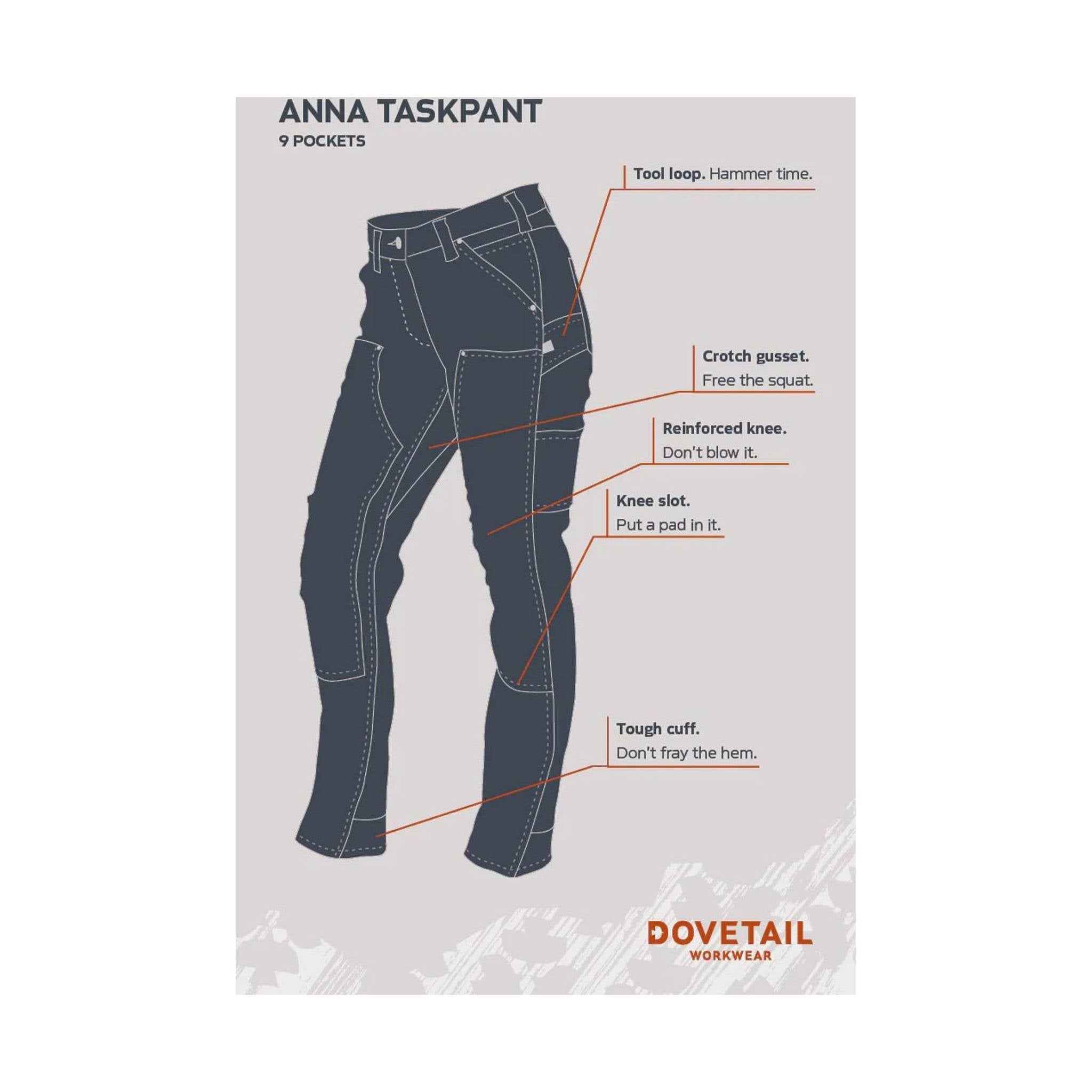 Dovetail Women's Anna Taskpant - Uniform Navy by Lenny's Shoe & Apparel