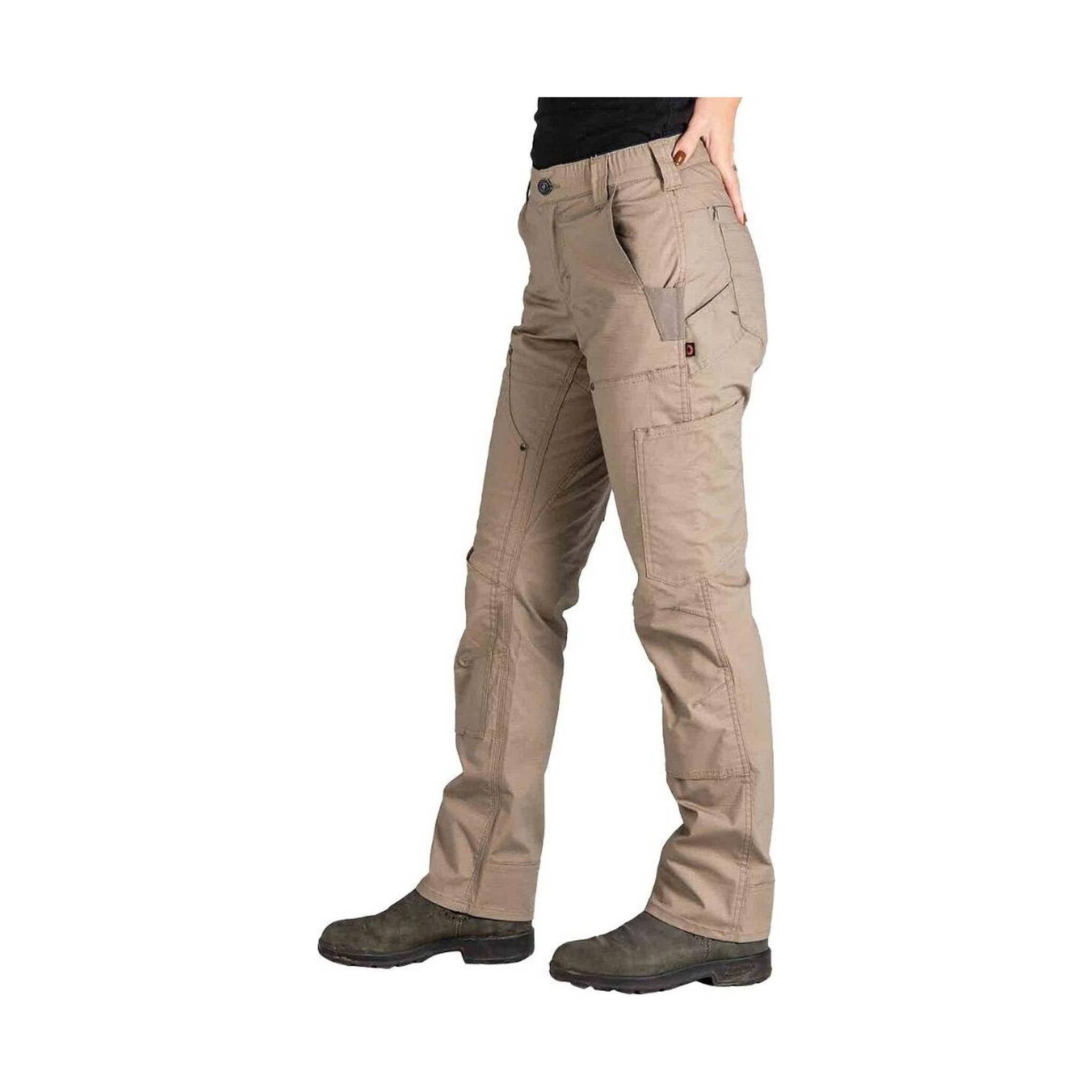 Dovetail Women's Britt X Ultra Light Work Pants - Flax Ripstop by Lenny's Shoe & Apparel