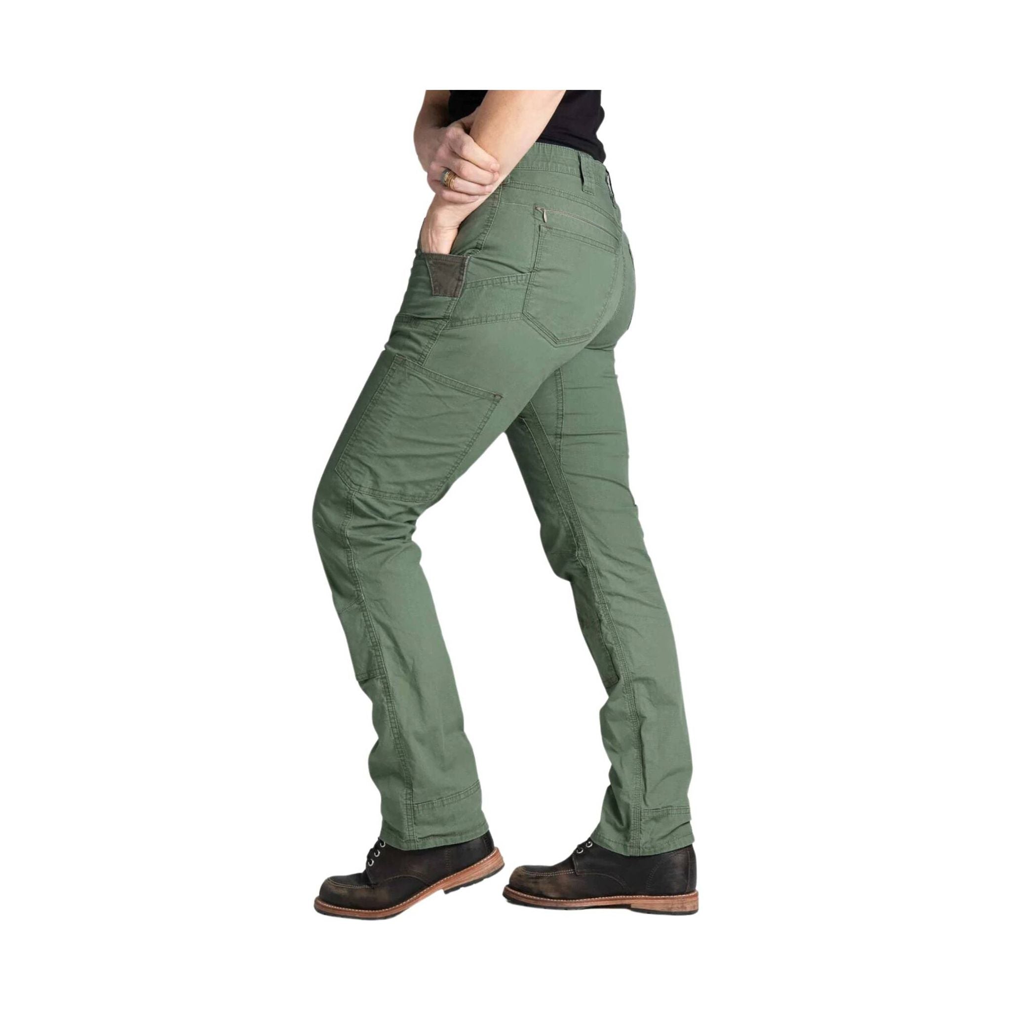Dovetail Women's Britt X Ultra Light Work Pants - Lichen Green Ripstop by Lenny's Shoe & Apparel