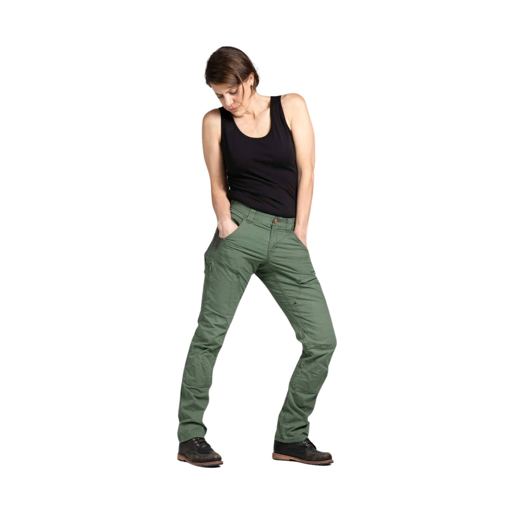 Dovetail Women's Britt X Ultra Light Work Pants - Lichen Green Ripstop by Lenny's Shoe & Apparel