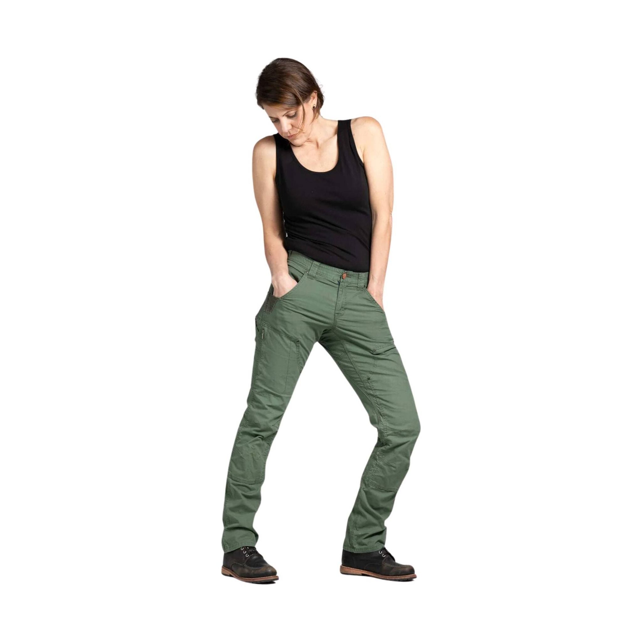 Dovetail Women's Britt X Ultra Light Work Pants - Lichen Green Ripstop by Lenny's Shoe & Apparel