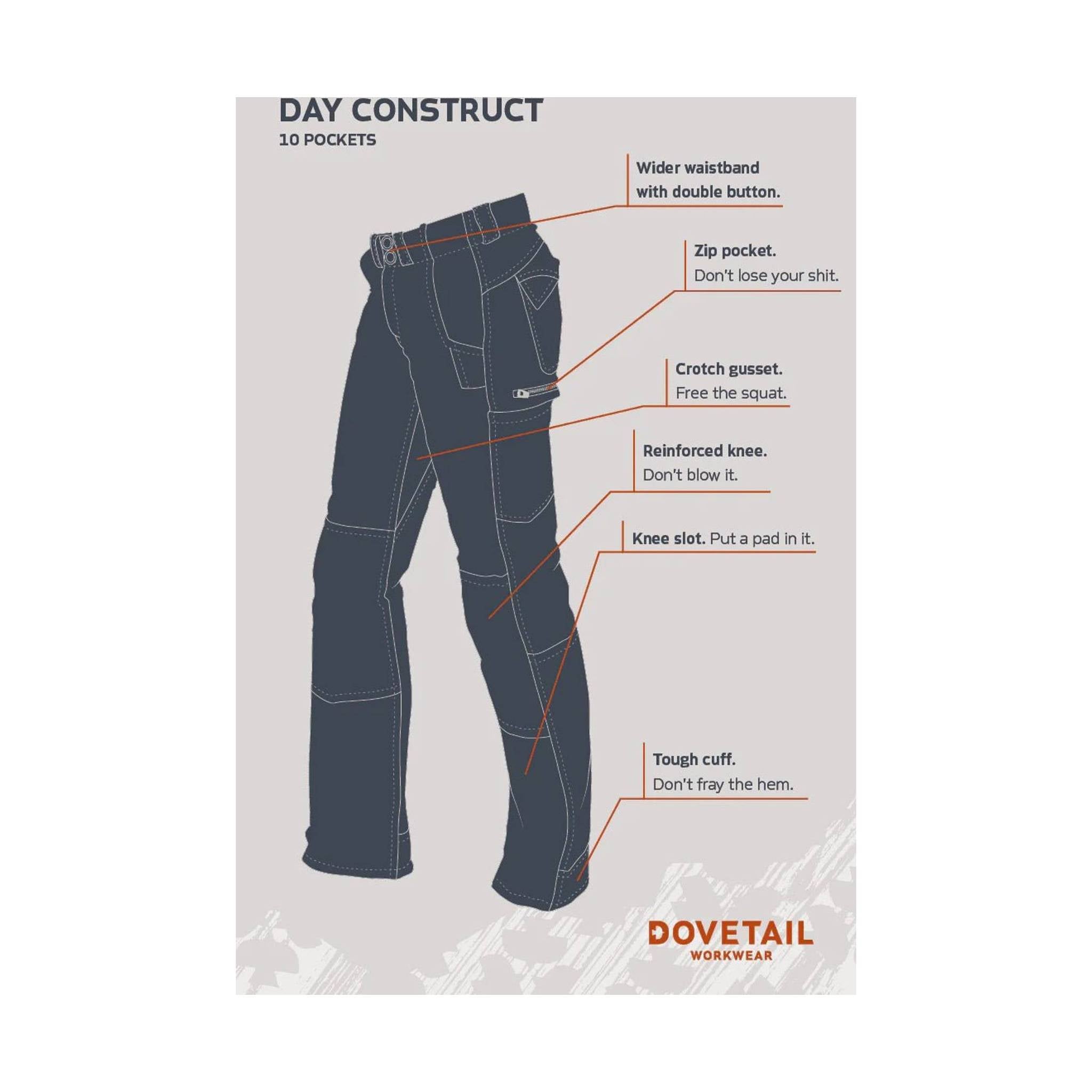 Dovetail Women's Day Construct Pant - Brown Canvas by Lenny's Shoe & Apparel