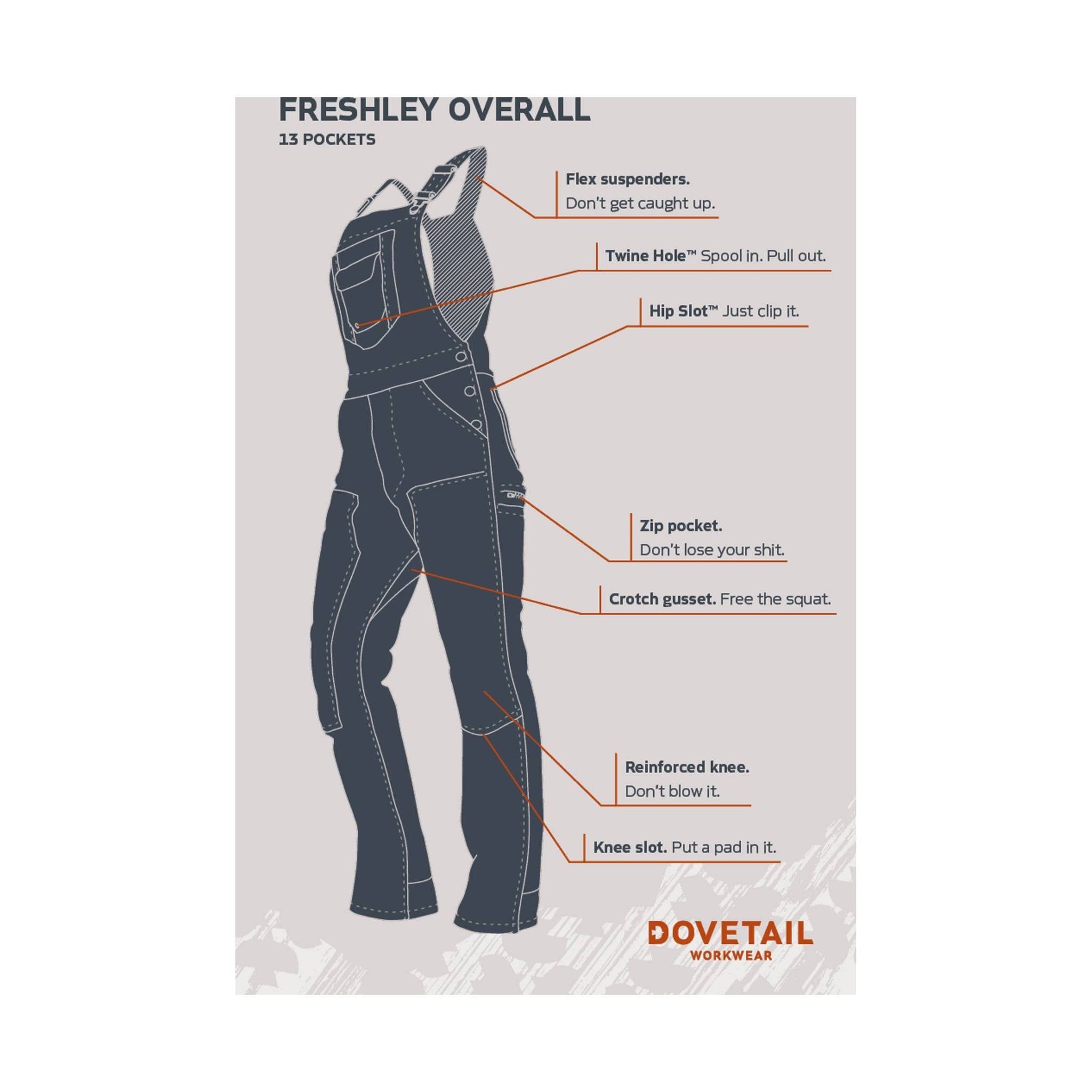 Dovetail Women's Freshley Overall - Saddle Brown by Lenny's Shoe & Apparel
