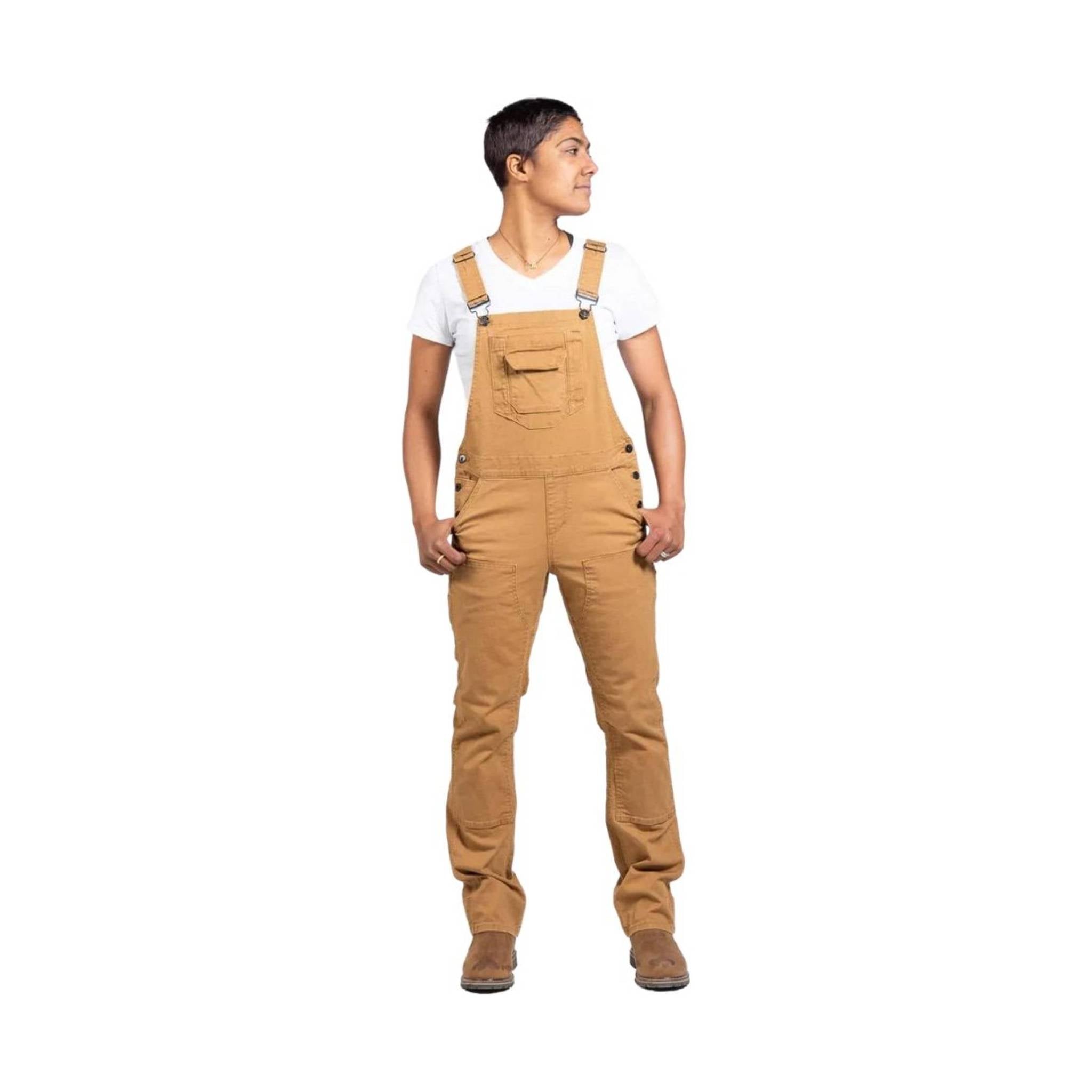 Dovetail Women's Freshley Overall - Saddle Brown by Lenny's Shoe & Apparel