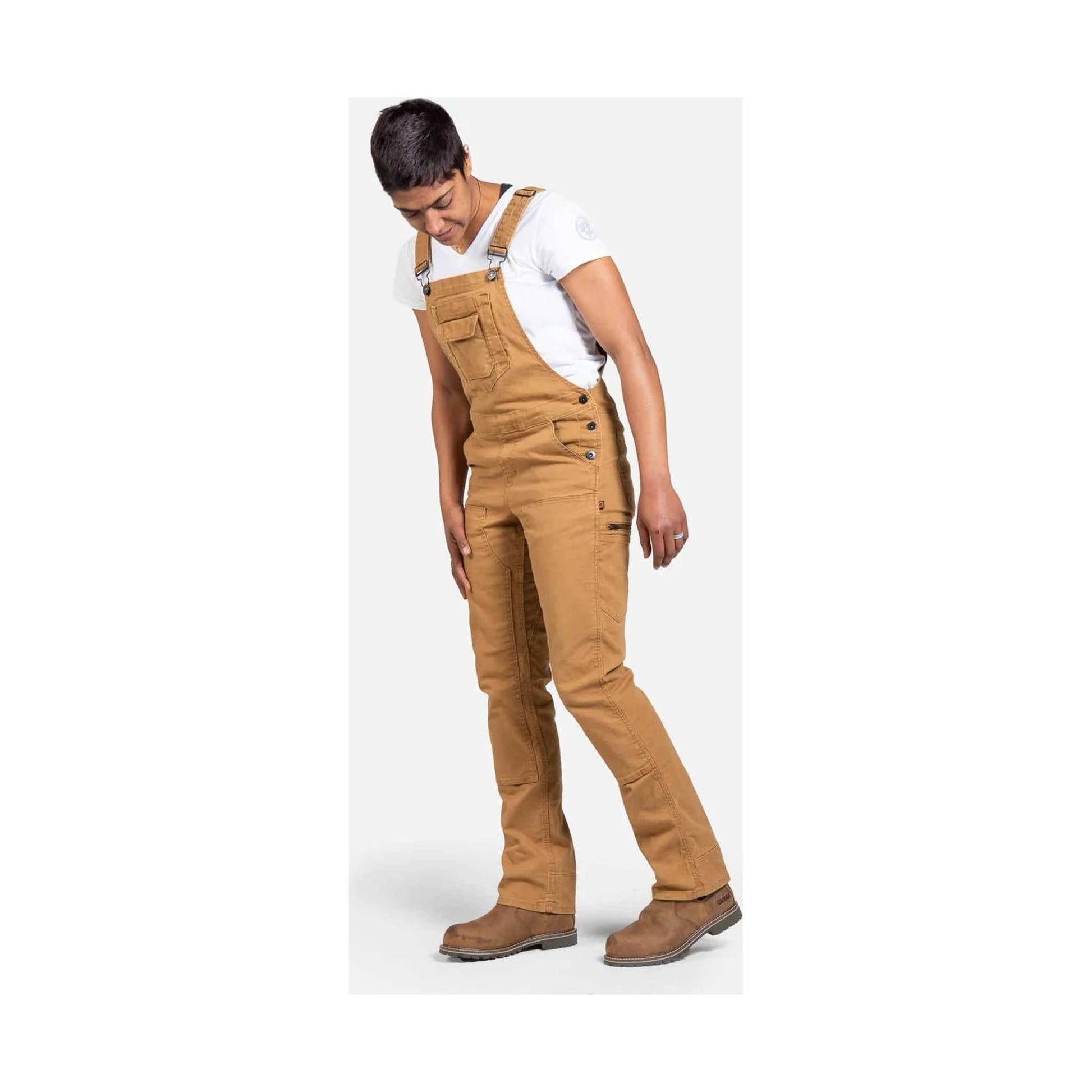 Dovetail Women's Freshley Overall - Saddle Brown by Lenny's Shoe & Apparel