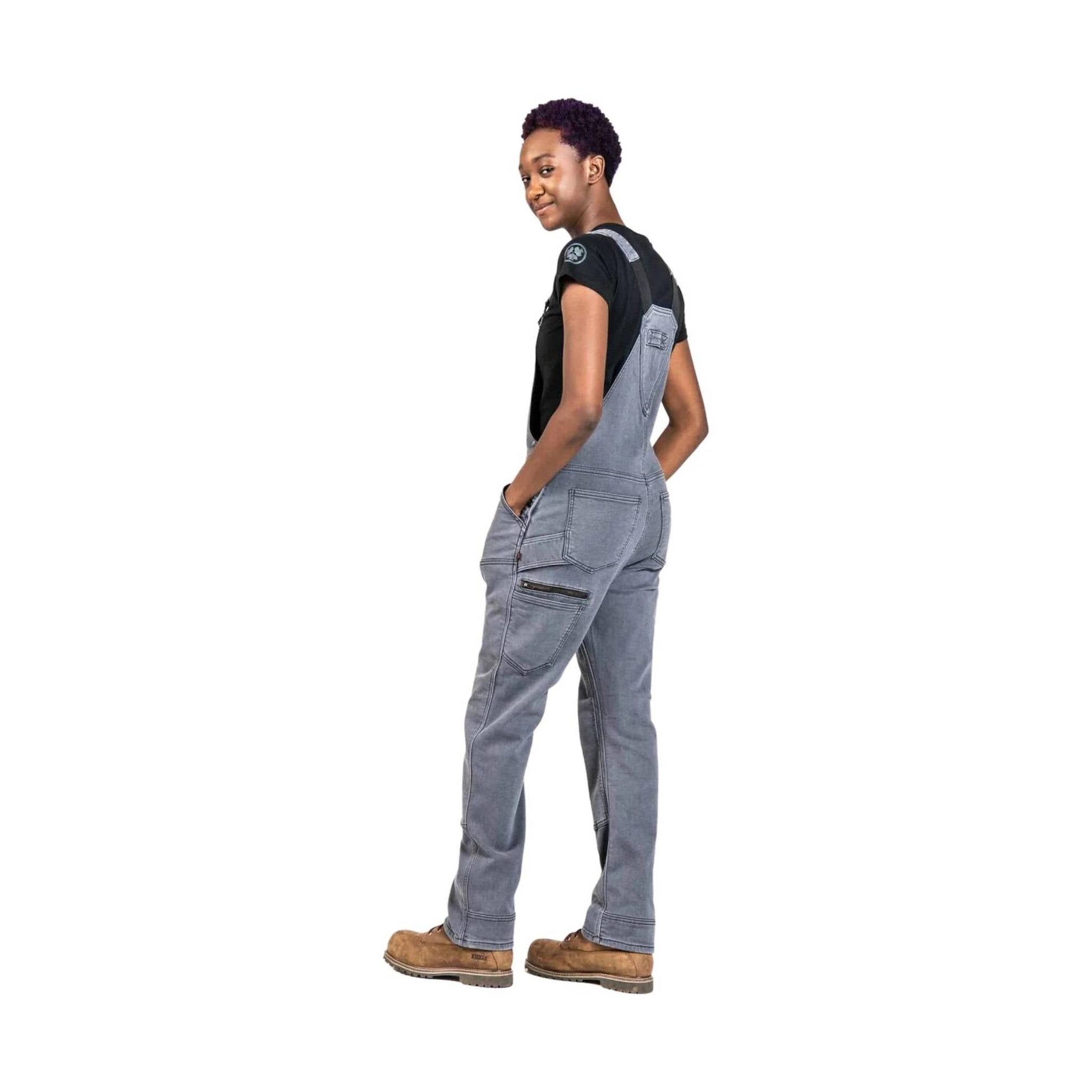Dovetail Women's Freshly Thermal Overalls - Grey by Lenny's Shoe & Apparel
