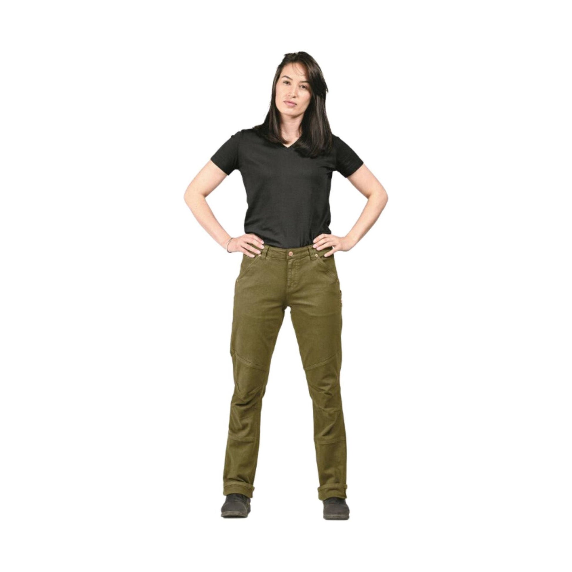 Dovetail Women's Go To Pant - Kelp Green by Lenny's Shoe & Apparel