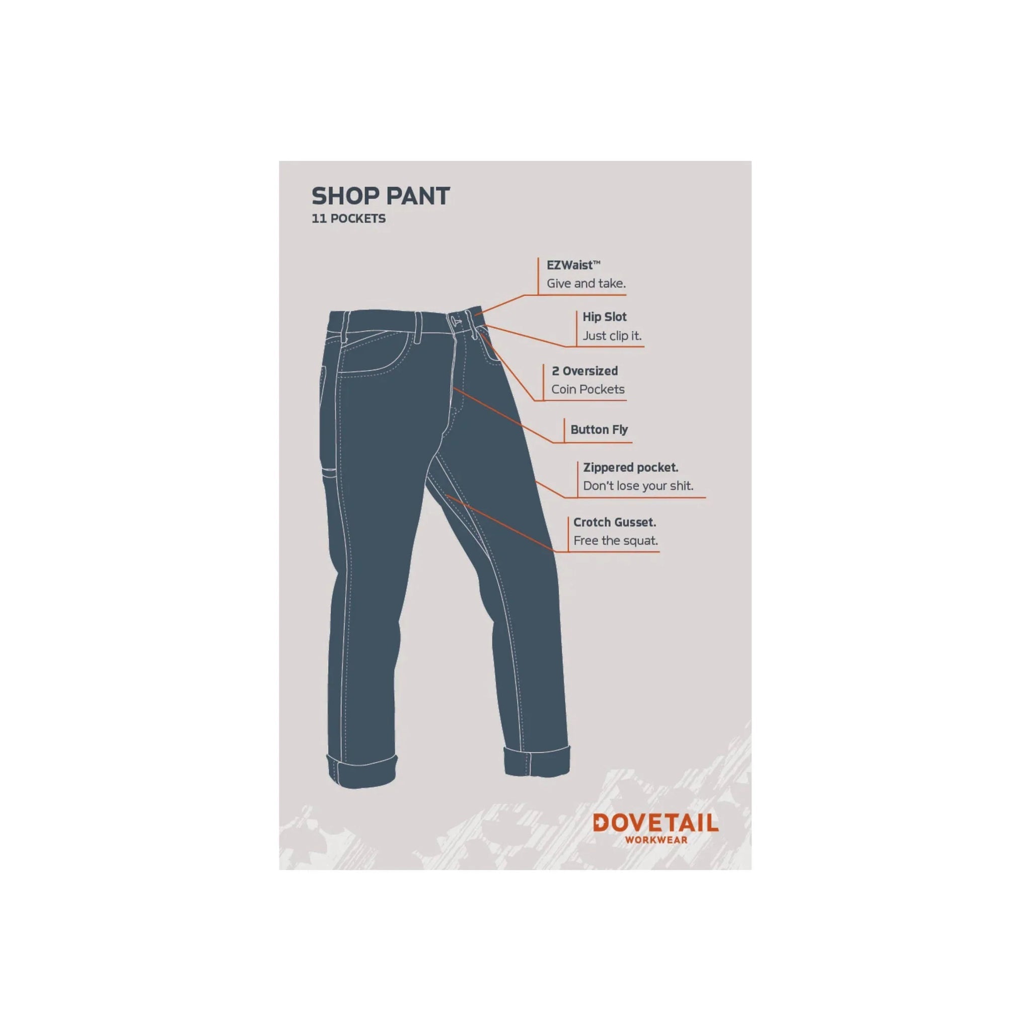 Dovetail Women's Shop Pant - Magnet Grey by Lenny's Shoe & Apparel