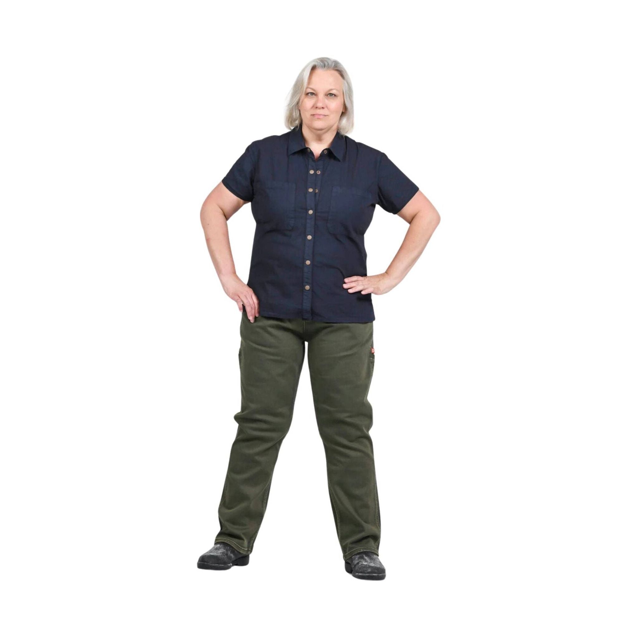 Dovetail Women's Shop Pant - Olive Green by Lenny's Shoe & Apparel