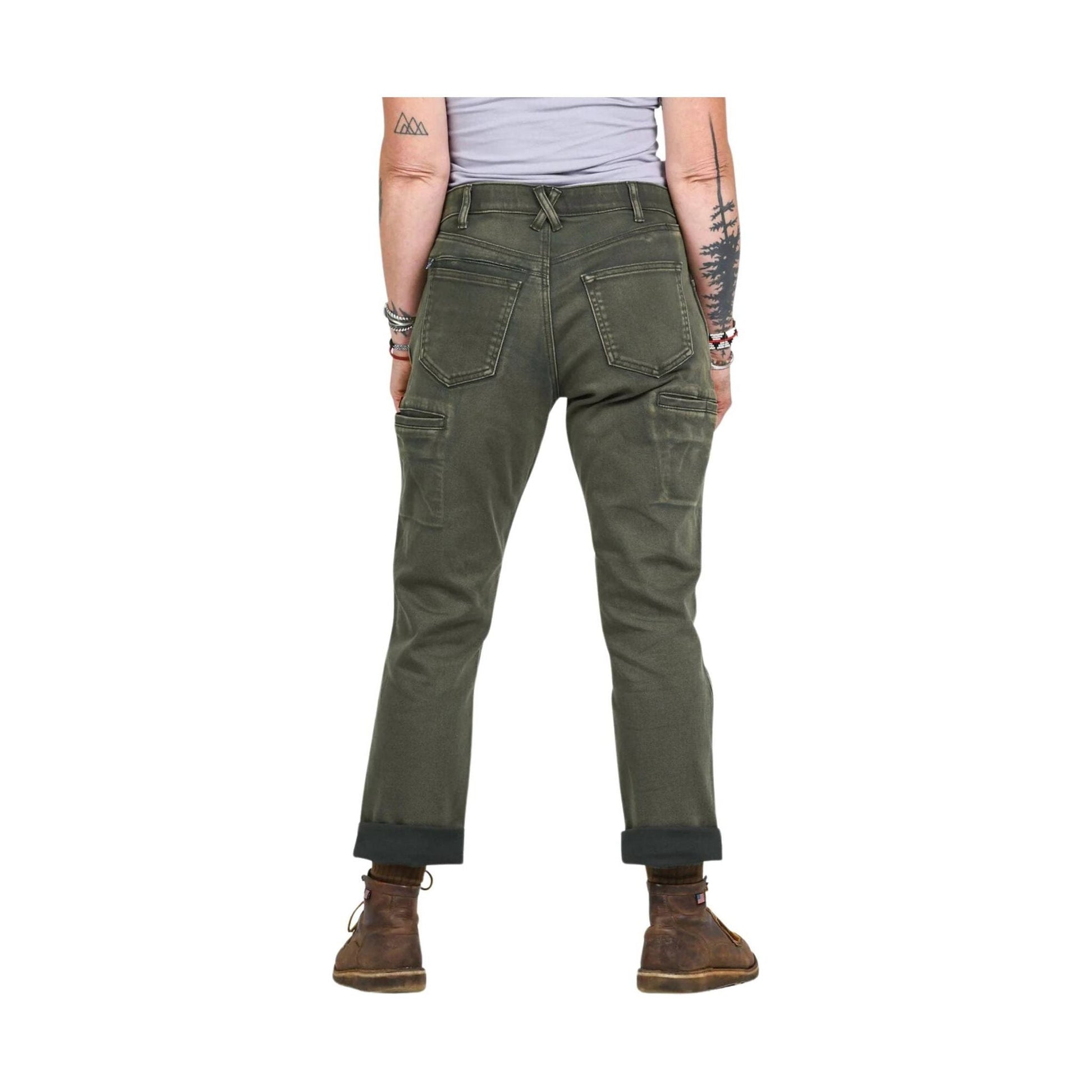 Dovetail Women's Shop Pant - Olive Green by Lenny's Shoe & Apparel