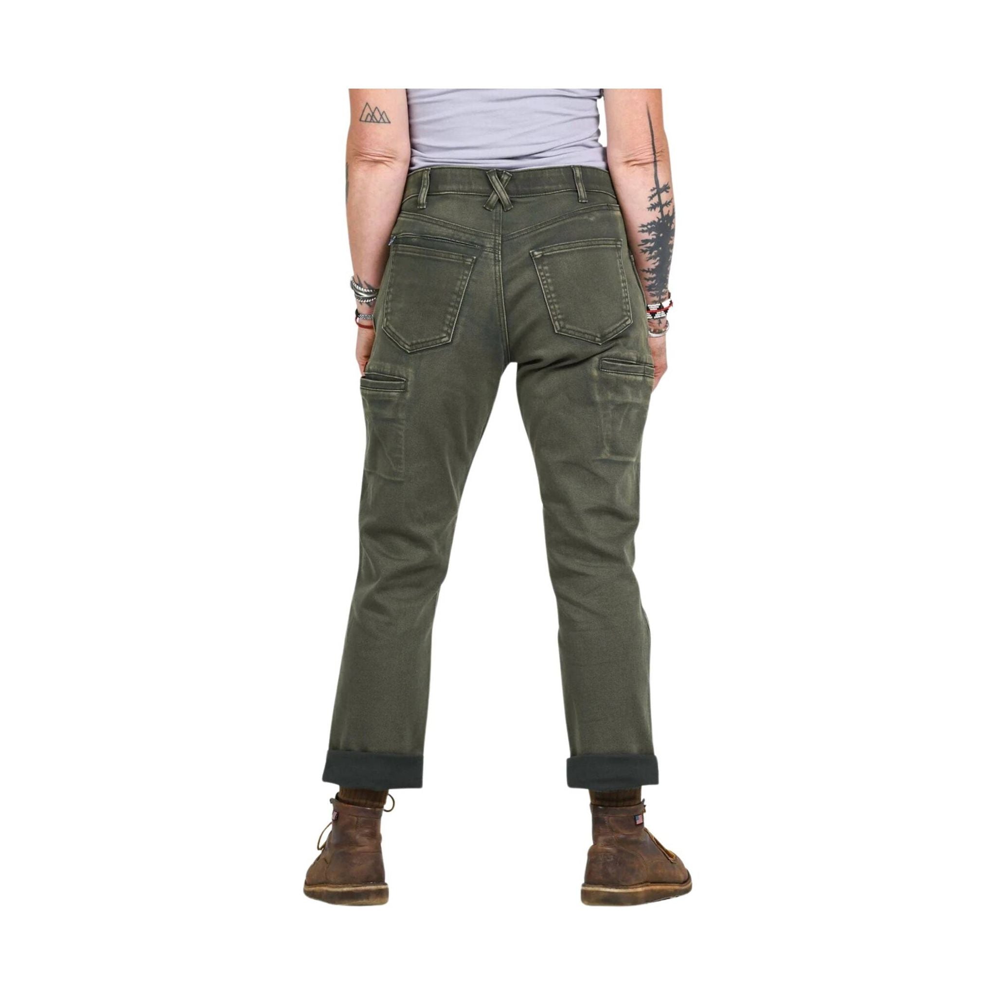 Dovetail Women's Shop Pant - Olive Green by Lenny's Shoe & Apparel