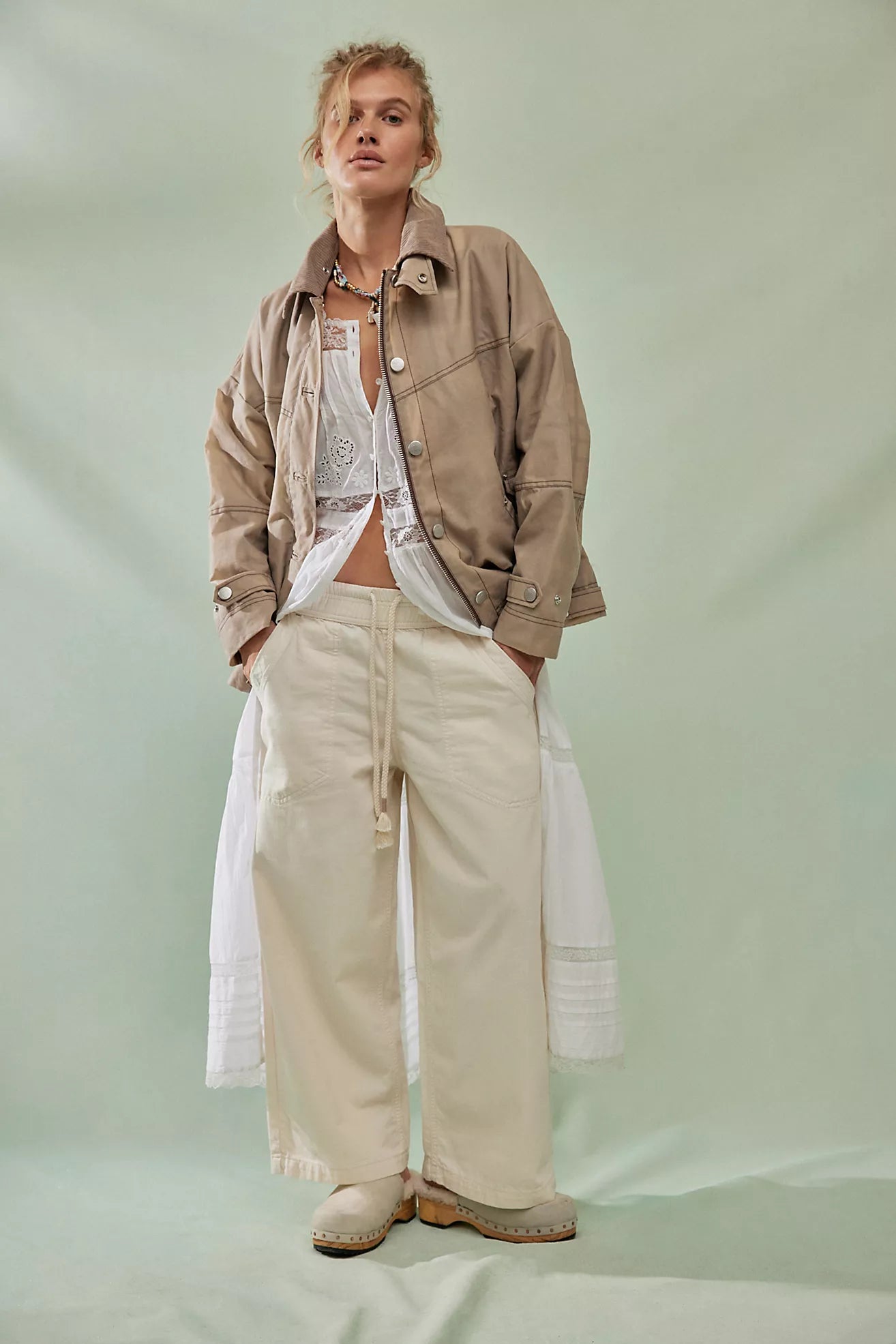 Free People Easy Peasy Pull-On Jeans