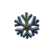7 Inch Commercial Shatterproof Snowflake Ornament