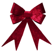 Extra Large Crushed Velour Bow - 16" x 22"