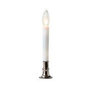 Dark Pewter Candle with LED Bulb and Sensor