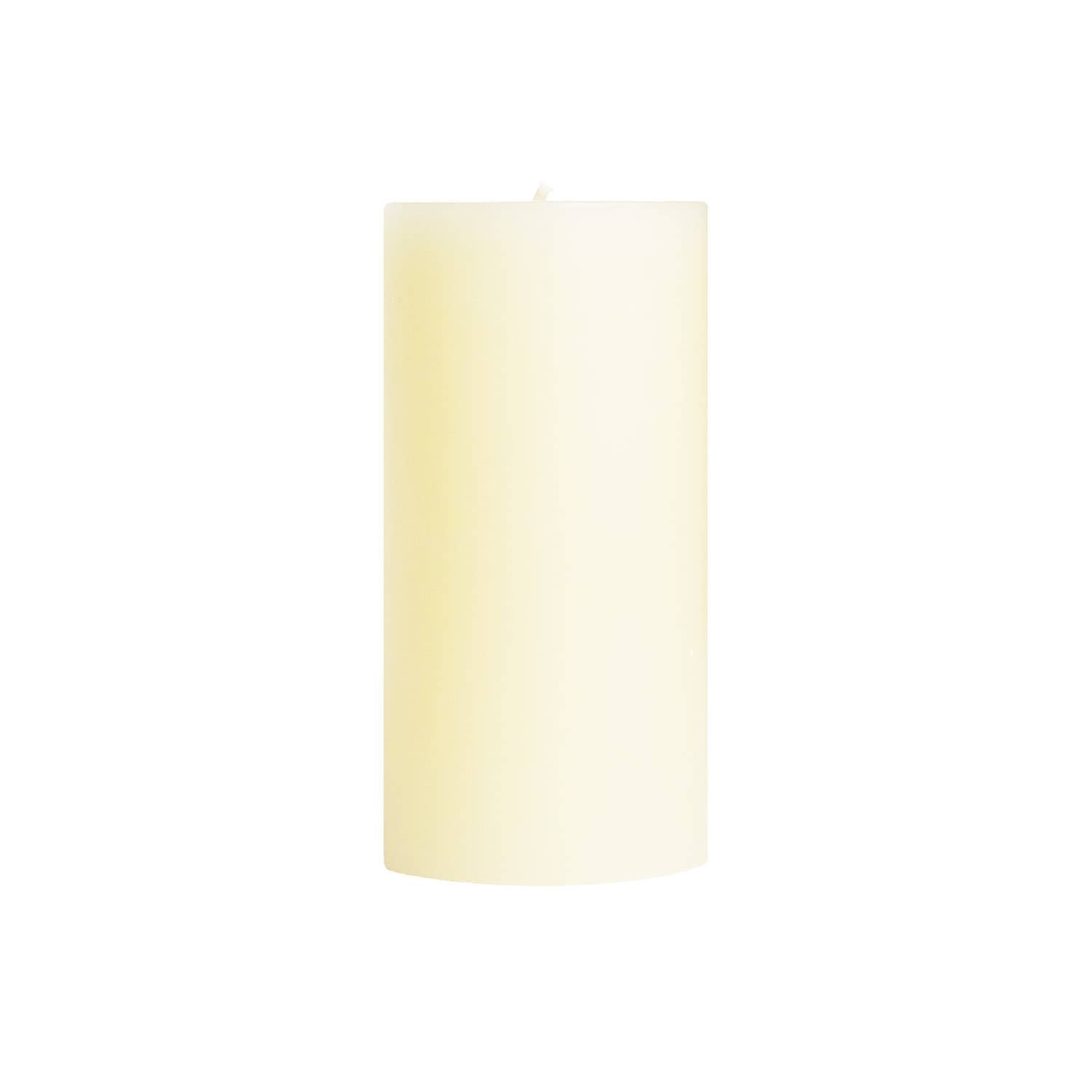 Mole Hollow Unscented Pillar Candle (Shell White) -