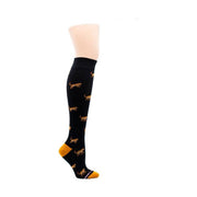 Dr. Motion Women's Compression Sock - Leopard by Lenny's Shoe & Apparel