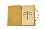 Leather Dragonfly Journal Cover