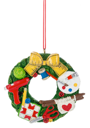 Holiday Craft Wreath Ornament