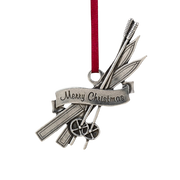 Crossed Skis And Poles Ornament