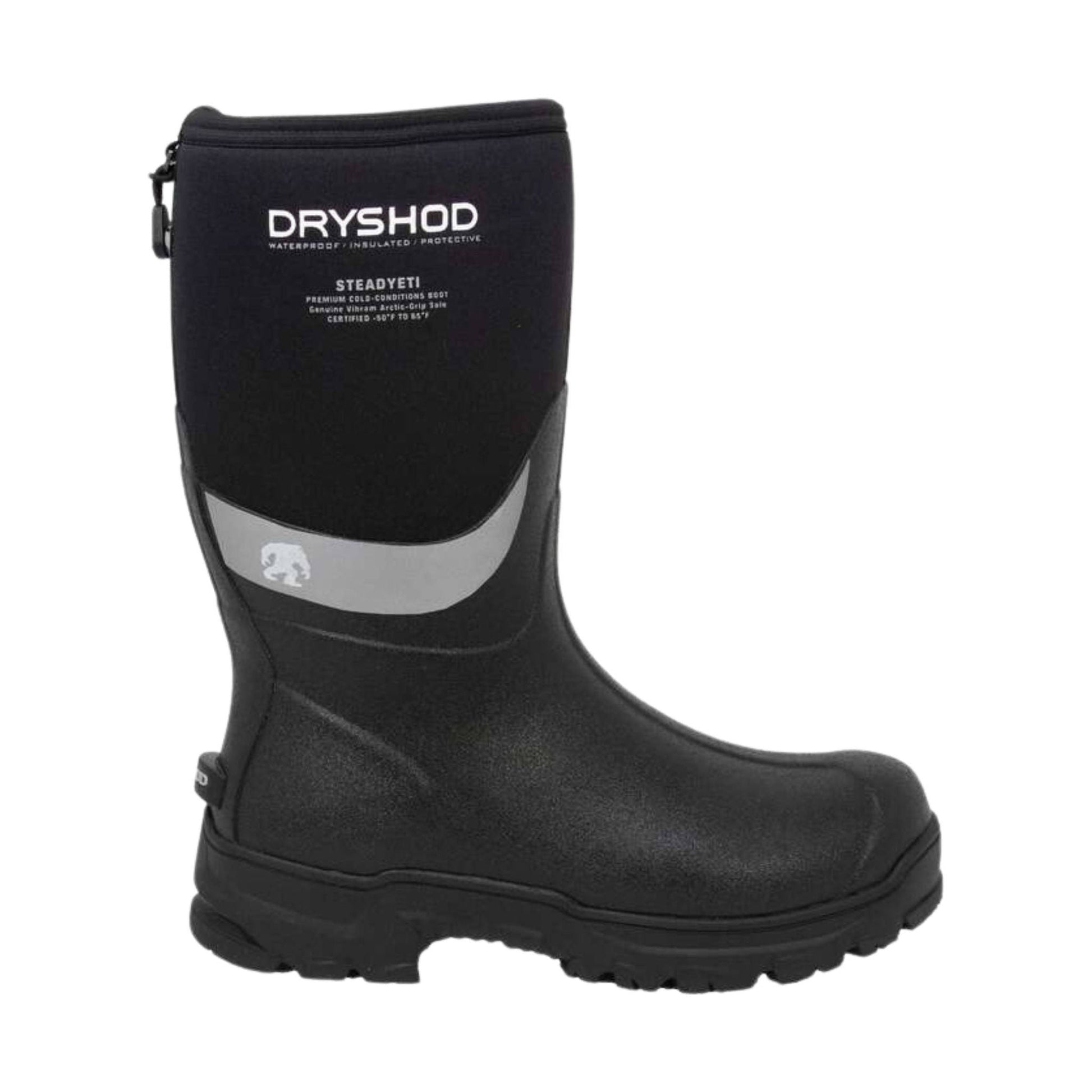 Dryshod Men's Steadyeti Mid Insulated Rain Boots - Black by Lenny's Shoe & Apparel