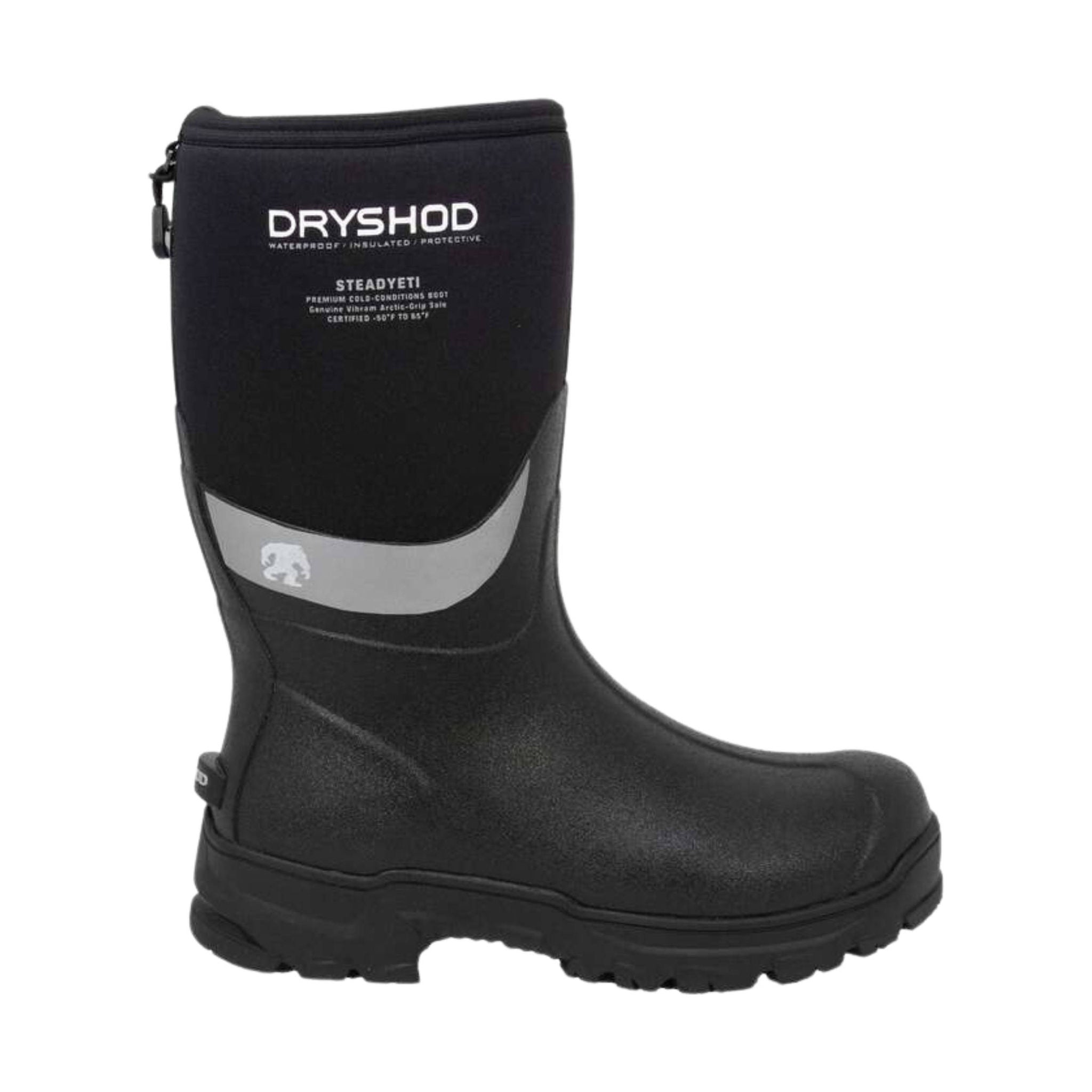 Dryshod Men's Steadyeti Mid Insulated Rain Boots - Black by Lenny's Shoe & Apparel