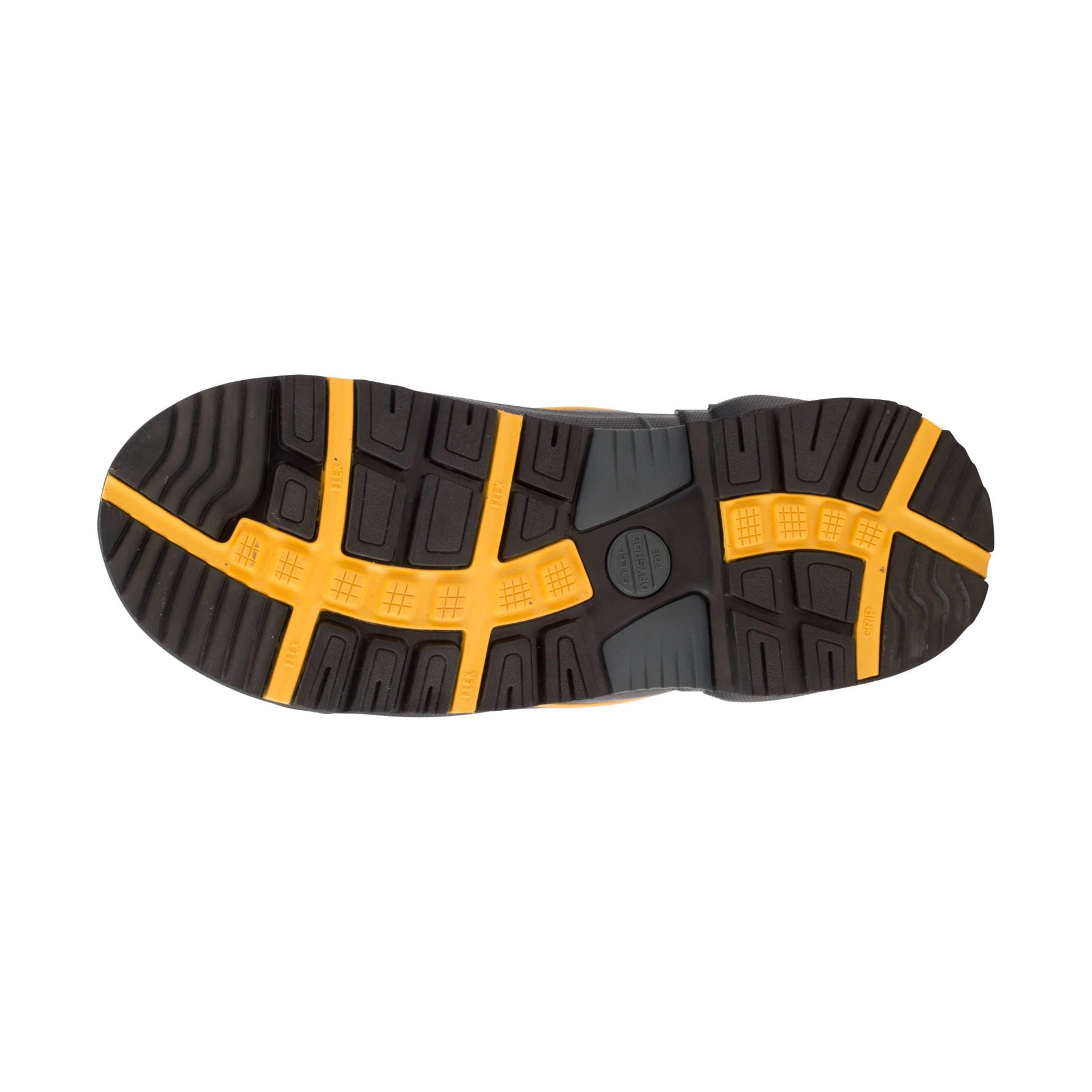 Dryshod Men's Steel Toe Max Work Boot - Black/Yellow by Lenny's Shoe & Apparel