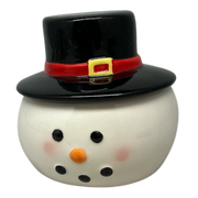 Snowman Covered Candy Dish
