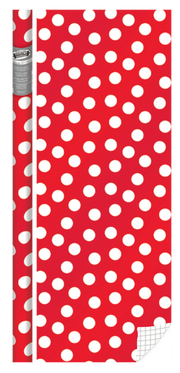 Holiday Foil Roll Wrap - 30" x 120" - Polka Dot