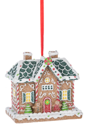 Classic Green Roof Gingerbread House