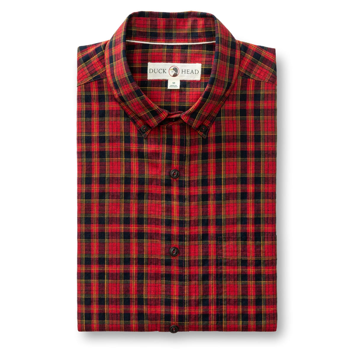 Duck Head Yates Plaid Cotton Slub Sport Shirt