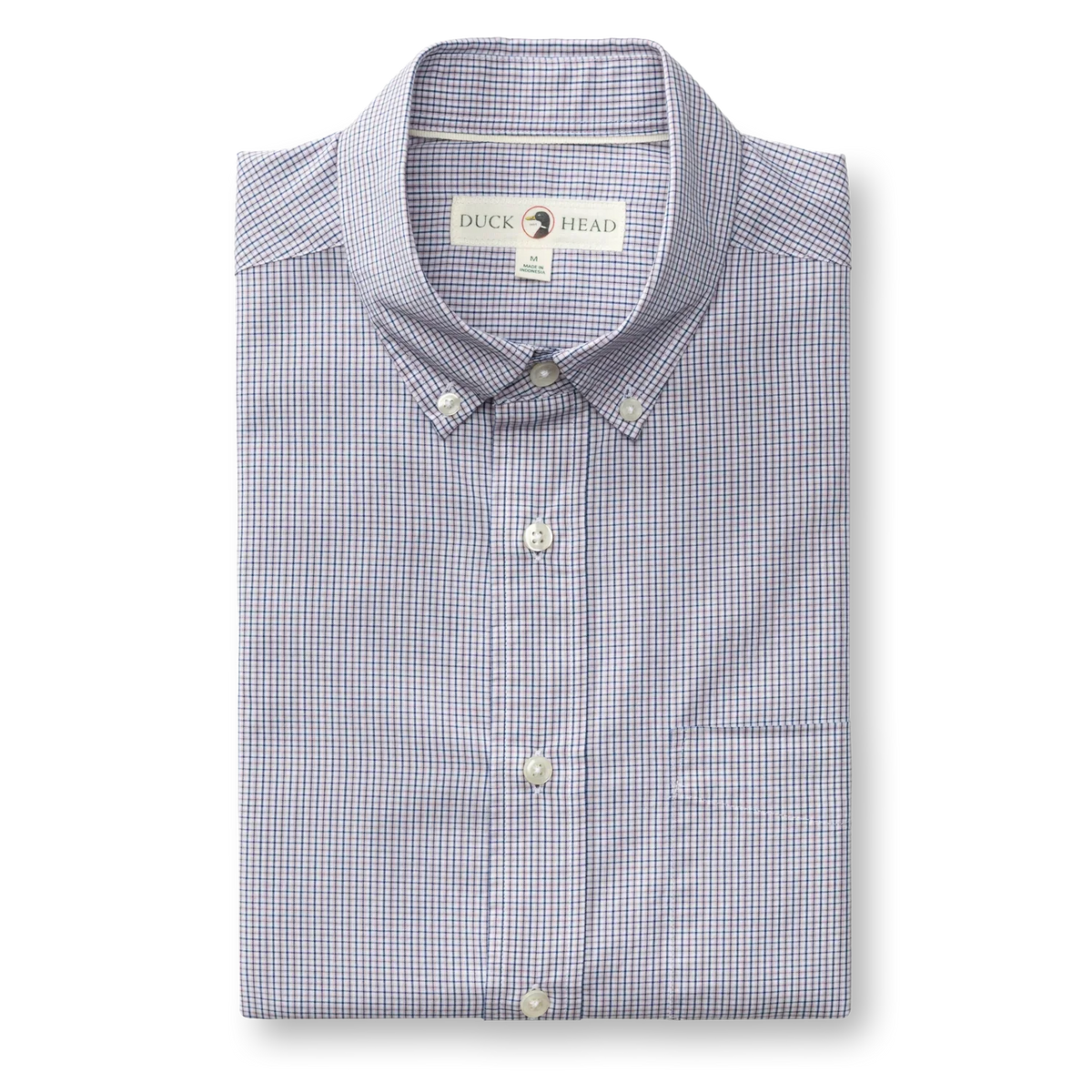Duck Head Baltic Plaid Cotton Cashmere Poplin Sport Shirt