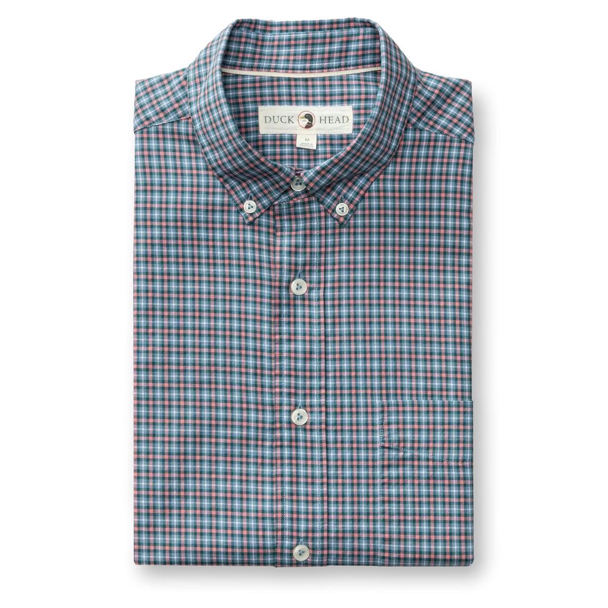 Duck Head Lang Plaid Cotton Twill Joyner Plaid Shirt