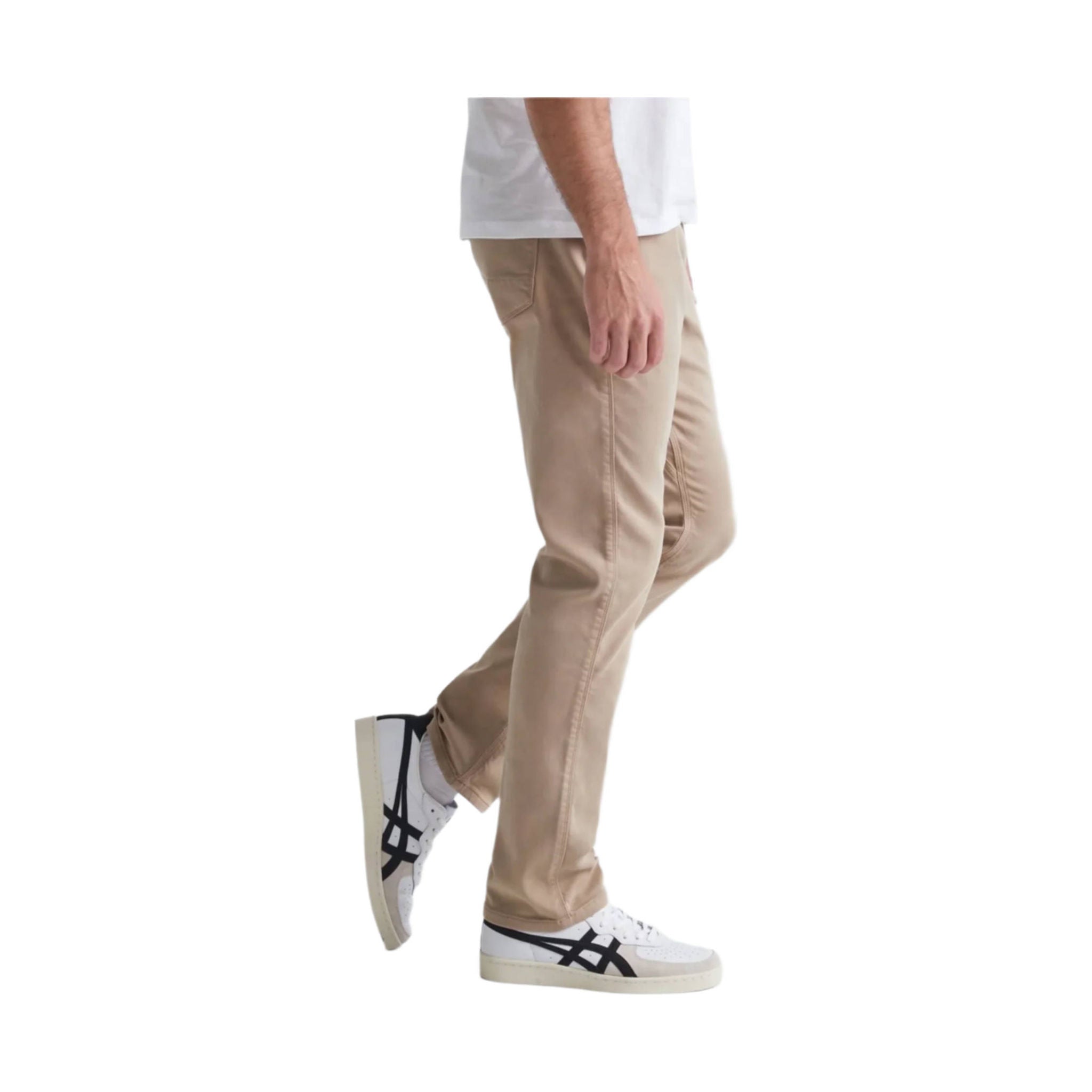 Duer Men's No Sweat Relaxed Taper Pant - Desert Khaki by Lenny's Shoe & Apparel