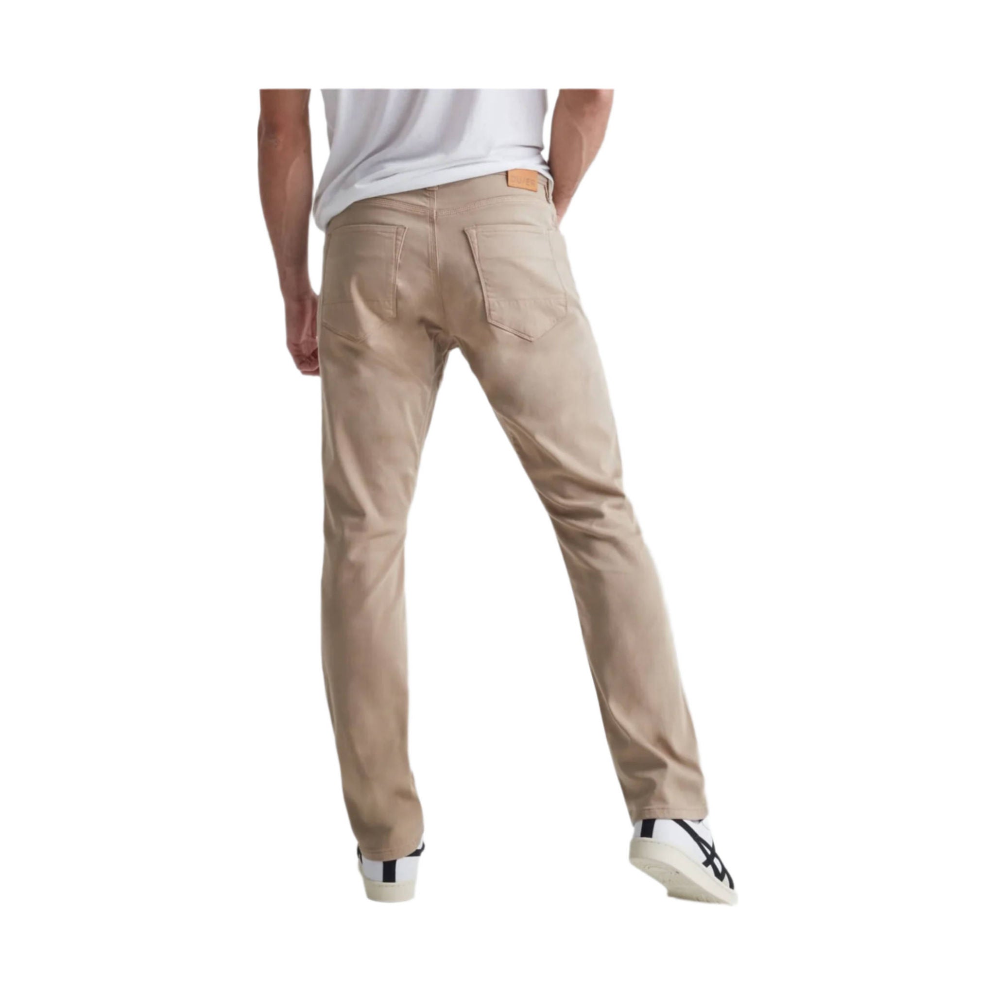 Duer Men's No Sweat Relaxed Taper Pant - Desert Khaki by Lenny's Shoe & Apparel
