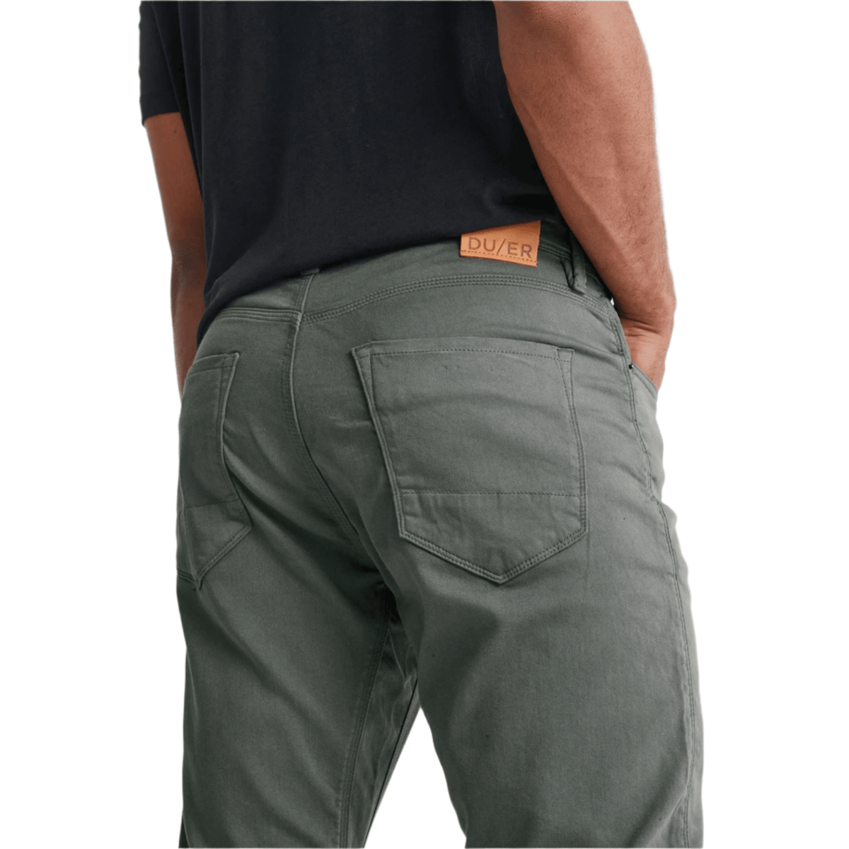 Duer Men's No Sweat Relaxed Taper Pant - Gull