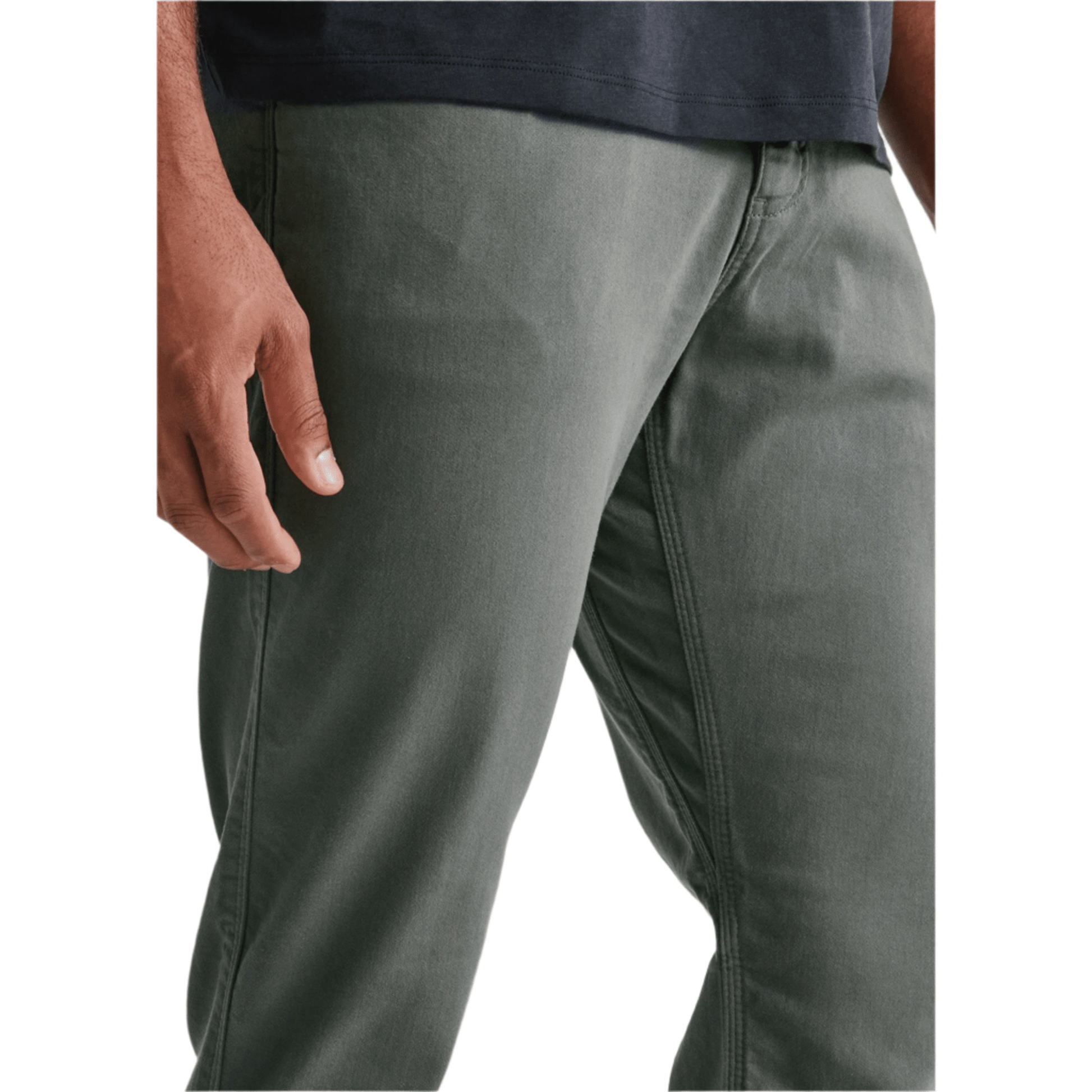 Duer Men's No Sweat Relaxed Taper Pant - Gull by Lenny's Shoe & Apparel