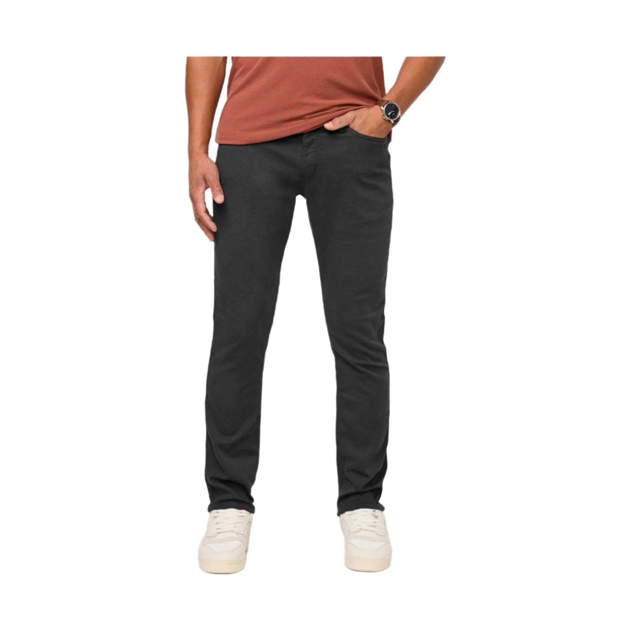 Duer Men's No Sweat Relaxed Taper Pant - Slate by Lenny's Shoe & Apparel