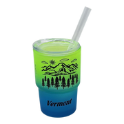 Vermont Green Mountains Glass 2oz Shooter - Ocean Breeze