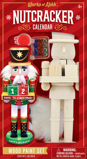 Nutcracker Calendar Wood Paint Set