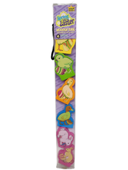 Tube Of Wood Animals