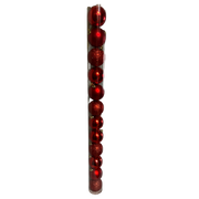 60MM 12 Count Shatterproof - Red