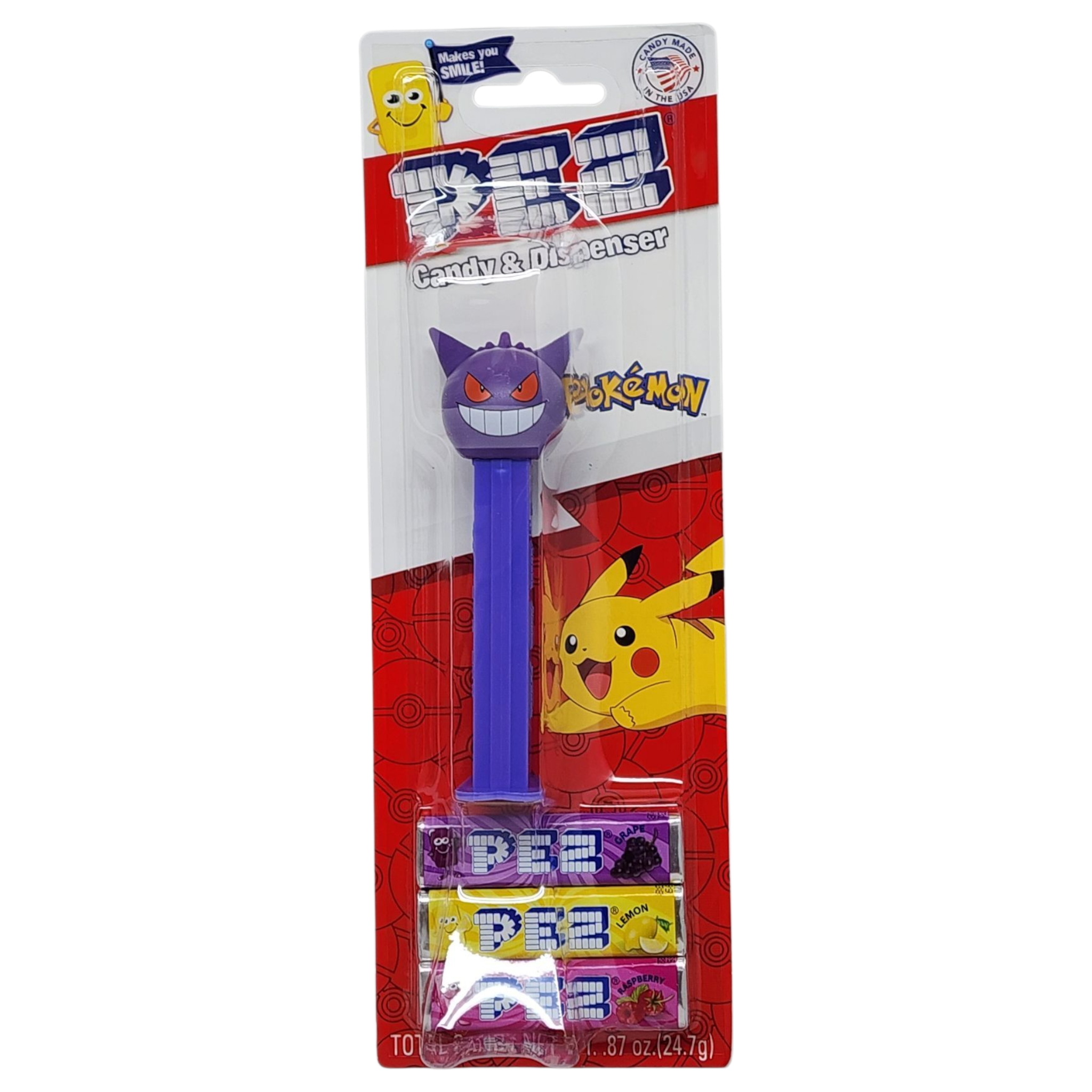 Pez Pokemon Dispenser with 3 Candy Rolls - Gengar