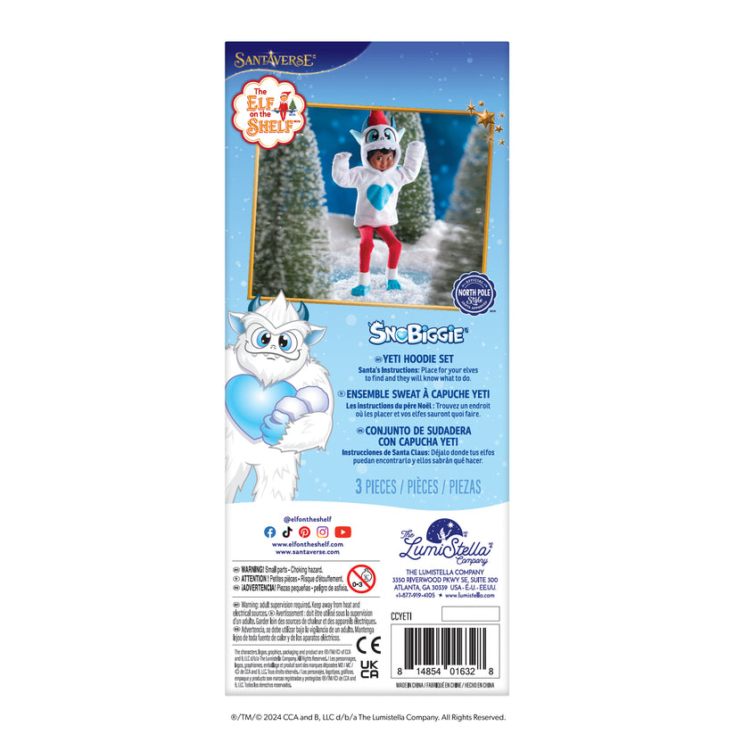 Claus Couture Collection Yeti Hoodie Set